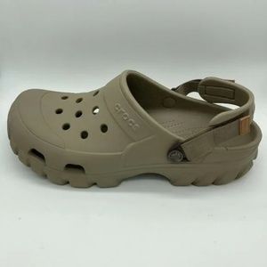 Crocs Off Road Mens 10 Tan Brown Womens 12